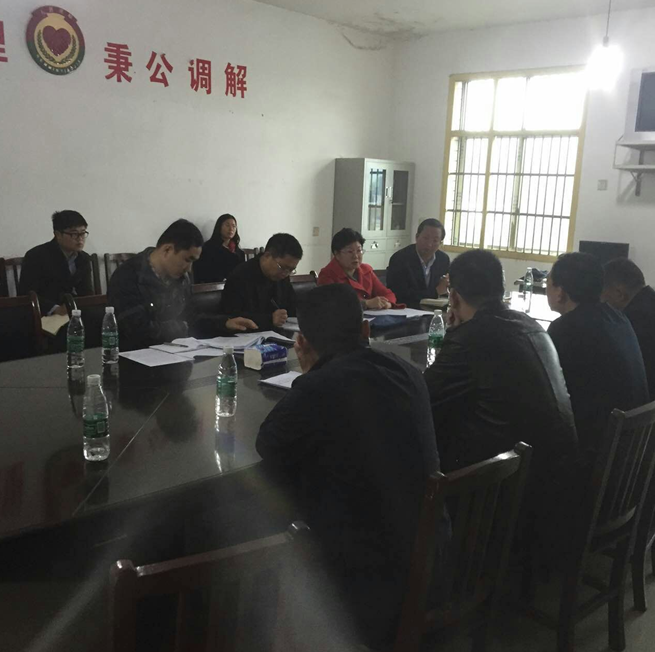 中组部来县调研市选派退出领导岗位干部到村任