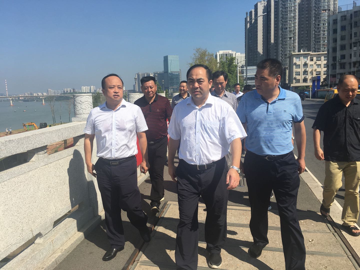 市长阳卫国督查建宁港黑臭水体综合整治工作(图)